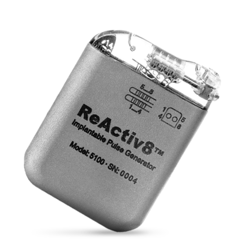ReActiv8 Implantable Pulse Generator to assist with chronic low back pain from Mainstay Medical Australia