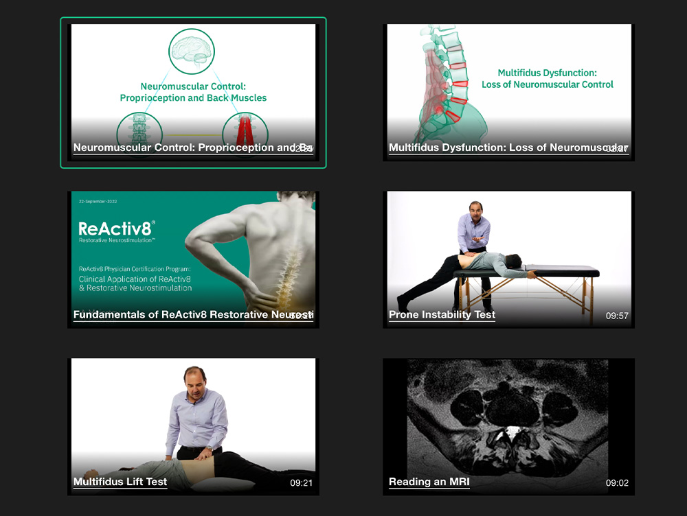 Fundamentals of ReActiv8 course Mainstay Medical Australia